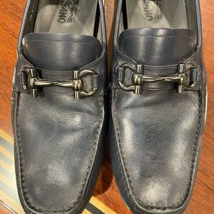 Auth  Men's Salvatore Ferragamo, dark navy color